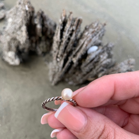 🌅Sterling Silver Hypnotic Mermaids Pearl.925 sterling Ring 🌅 - Picture 3 of 17